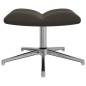 vidaXL Silla de relajación con taburete terciopelo gris oscuro vidaXL Silla de relajación con taburete terciopelo gris oscuro