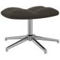 vidaXL Silla de relajación con taburete terciopelo gris oscuro vidaXL Silla de relajación con taburete terciopelo gris oscuro