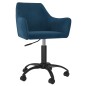 vidaXL Sillas de comedor giratorias 2 uds terciopelo azul vidaXL Sillas de comedor giratorias 2 uds terciopelo azul