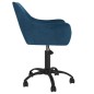 vidaXL Sillas de comedor giratorias 2 uds terciopelo azul vidaXL Sillas de comedor giratorias 2 uds terciopelo azul