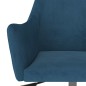 vidaXL Sillas de comedor giratorias 2 uds terciopelo azul vidaXL Sillas de comedor giratorias 2 uds terciopelo azul