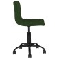vidaXL Sillas de comedor giratorias 2 unidades terciopelo verde oscuro vidaXL Sillas de comedor giratorias 2 unidades terciopelo verde oscuro