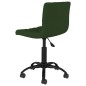 vidaXL Sillas de comedor giratorias 2 unidades terciopelo verde oscuro vidaXL Sillas de comedor giratorias 2 unidades terciopelo verde oscuro