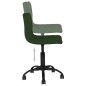 vidaXL Sillas de comedor giratorias 2 unidades terciopelo verde oscuro vidaXL Sillas de comedor giratorias 2 unidades terciopelo verde oscuro