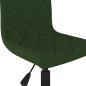 vidaXL Sillas de comedor giratorias 2 unidades terciopelo verde oscuro vidaXL Sillas de comedor giratorias 2 unidades terciopelo verde oscuro
