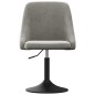 vidaXL Taburete de cocina de terciopelo gris claro vidaXL Taburete de cocina de terciopelo gris claro