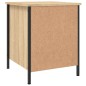 vidaXL Mesita de noche madera de ingeniería roble Sonoma 40x42x50 cm vidaXL Mesita de noche madera de ingeniería roble Sonoma 40x42x50 cm