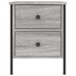 vidaXL Mesita de noche madera de ingeniería gris Sonoma 40x42x50 cm vidaXL Mesita de noche madera de ingeniería gris Sonoma 40x42x50 cm