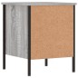 vidaXL Mesita de noche madera de ingeniería gris Sonoma 40x42x50 cm vidaXL Mesita de noche madera de ingeniería gris Sonoma 40x42x50 cm