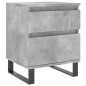 vidaXL Mesitas noche 2 uds madera ingeniería gris hormigón 40x35x50 cm vidaXL Mesitas noche 2 uds madera ingeniería gris hormigón 40x35x50 cm