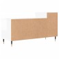vidaXL Mueble de TV madera contrachapada blanco brillo 100x35x55 cm vidaXL Mueble de TV madera contrachapada blanco brillo 100x35x55 cm