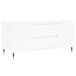 vidaXL Mesa de centro madera de ingeniería blanco 102x44,5x50 cm