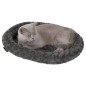 Jack and Vanilla Cesta para mascotas Softy XS gris roseta 45x40x7 cm Jack and Vanilla Cesta para mascotas Softy XS gris roseta 45x40x7 cm