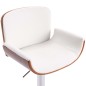 vidaXL Taburete de cocina cuero sintético blanco vidaXL Taburete de cocina cuero sintético blanco