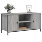 vidaXL Mueble de TV madera contrachapada gris Sonoma 100x40x50 cm vidaXL Mueble de TV madera contrachapada gris Sonoma 100x40x50 cm