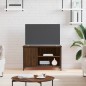 vidaXL Mueble para TV madera contrachapada marrón roble 80x40x50 cm vidaXL Mueble para TV madera contrachapada marrón roble 80x40x50 cm