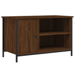 vidaXL Mueble para TV madera contrachapada marrón roble 80x40x50 cm