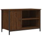 vidaXL Mueble para TV madera contrachapada marrón roble 80x40x50 cm vidaXL Mueble para TV madera contrachapada marrón roble 80x40x50 cm