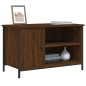 vidaXL Mueble para TV madera contrachapada marrón roble 80x40x50 cm vidaXL Mueble para TV madera contrachapada marrón roble 80x40x50 cm