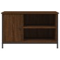 vidaXL Mueble para TV madera contrachapada marrón roble 80x40x50 cm vidaXL Mueble para TV madera contrachapada marrón roble 80x40x50 cm