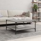 vidaXL Mesa de centro madera de ingeniería gris Sonoma 80x80x40 cm vidaXL Mesa de centro madera de ingeniería gris Sonoma 80x80x40 cm