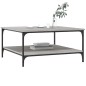 vidaXL Mesa de centro madera de ingeniería gris Sonoma 80x80x40 cm vidaXL Mesa de centro madera de ingeniería gris Sonoma 80x80x40 cm