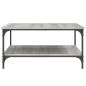 vidaXL Mesa de centro madera de ingeniería gris Sonoma 80x80x40 cm vidaXL Mesa de centro madera de ingeniería gris Sonoma 80x80x40 cm
