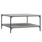 vidaXL Mesa de centro madera de ingeniería gris Sonoma 80x80x40 cm vidaXL Mesa de centro madera de ingeniería gris Sonoma 80x80x40 cm