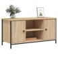 vidaXL Mueble para TV madera contrachapada roble Sonoma 100x40x50 cm vidaXL Mueble para TV madera contrachapada roble Sonoma 100x40x50 cm