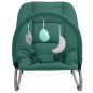 vidaXL Hamaca mecedora para bebés de acero verde vidaXL Hamaca mecedora para bebés de acero verde