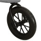 vidaXL Carrito de bebés de acero gris claro vidaXL Carrito de bebés de acero gris claro