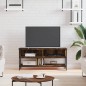 vidaXL Mueble para TV madera contrachapada roble ahumado 100x35x45 cm vidaXL Mueble para TV madera contrachapada roble ahumado 100x35x45 cm