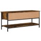 vidaXL Mueble para TV madera contrachapada roble ahumado 100x35x45 cm vidaXL Mueble para TV madera contrachapada roble ahumado 100x35x45 cm