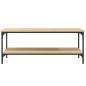 vidaXL Mesa de centro madera de ingeniería roble Sonoma 100x55x40 cm vidaXL Mesa de centro madera de ingeniería roble Sonoma 100x55x40 cm