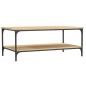 vidaXL Mesa de centro madera de ingeniería roble Sonoma 100x55x40 cm vidaXL Mesa de centro madera de ingeniería roble Sonoma 100x55x40 cm