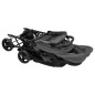 vidaXL Carrito para gemelos tandem de acero gris oscuro vidaXL Carrito para gemelos tandem de acero gris oscuro