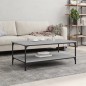 vidaXL Mesa de centro madera de ingeniería gris Sonoma 100x55x40 cm