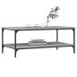 vidaXL Mesa de centro madera de ingeniería gris Sonoma 100x55x40 cm