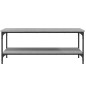 vidaXL Mesa de centro madera de ingeniería gris Sonoma 100x55x40 cm