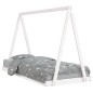vidaXL Estructura de cama para niños madera de pino blanco 90x200 cm vidaXL Estructura de cama para niños madera de pino blanco 90x200 cm