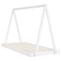 vidaXL Estructura de cama para niños madera de pino blanco 90x200 cm vidaXL Estructura de cama para niños madera de pino blanco 90x200 cm