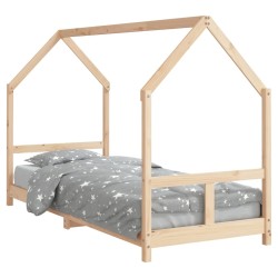 vidaXL Estructura de cama para niños madera maciza de pino 80x200 cm