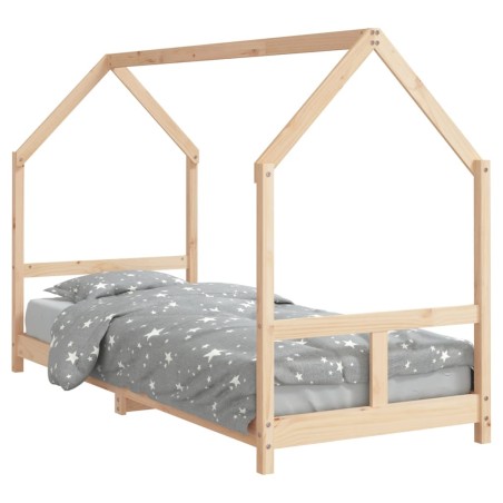 vidaXL Estructura de cama para niños madera maciza de pino 80x200 cm