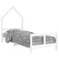 vidaXL Estructura de cama para niños madera de pino blanco 80x200 cm vidaXL Estructura de cama para niños madera de pino blanco 80x200 cm