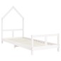 vidaXL Estructura de cama para niños madera de pino blanco 80x200 cm vidaXL Estructura de cama para niños madera de pino blanco 80x200 cm