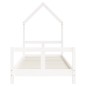 vidaXL Estructura de cama para niños madera de pino blanco 80x200 cm vidaXL Estructura de cama para niños madera de pino blanco 80x200 cm