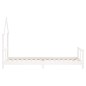 vidaXL Estructura de cama para niños madera de pino blanco 80x200 cm vidaXL Estructura de cama para niños madera de pino blanco 80x200 cm
