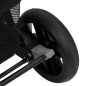 vidaXL Carrito para gemelos de acero gris claro vidaXL Carrito para gemelos de acero gris claro