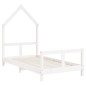 vidaXL Estructura de cama para niños madera de pino blanco 80x160 cm