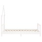 vidaXL Estructura de cama para niños madera de pino blanco 80x160 cm